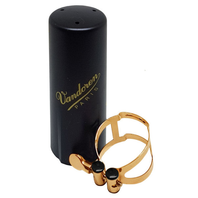 Ligature and cap VANDOREN M/O Gold plated for clarinet - Ligature